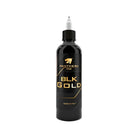 Black bottle of panthera ink blk gold tattoo ink with gold lettering and white cap 150 ml container