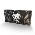Black and white graffitied box featuring bold dripping nogad lettering for panthera kindamo no cap product