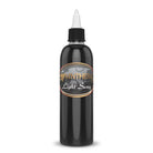 Black plastic bottle with black ribbed cap and white nozzle labeled panthera light sunny shader 150ml