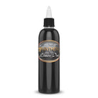 Black Panthera liner ink bottle with clear plastic body black ribbed cap and white precision tip for detailed application