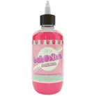 Pink liquid-filled panthera stencil forte baboolina 250ml bottle with black ribbed cap and colorful label