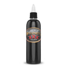 Black panther xxx tribal black tattoo ink bottle with glossy finish and white dropper cap for professional use