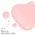 A soft pink glossy nail polish shade cassie from pro nouveau blush collection pmu pigment for professional use