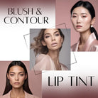 PRO NOUVEAU Blush-Kollektion-Set mit 6 zarten Rosa- und Nude-Tönen für ein natürlich strahlendes Finish in 15ml-Tiegeln