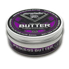 Silver tin container of Proton Evolution process butter with purple and black label featuring numbing effect 250ml