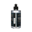 Clear plastic bottle with black pump dispenser containing transparent gel labeled proton photo finish 200ml