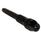 Black textured metal drill bit with hexagonal drive end in skin doodlers holder for skin surfer pens product image