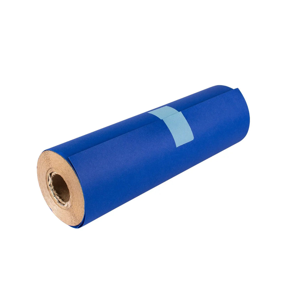 Blue roll of spirit classic thermal copier hectograph paper with light blue adhesive strip securing it
