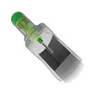 Clear plastic tattoo needle cartridge with green cap containing fine black needles for stellar 2.0 xxl curved magnum