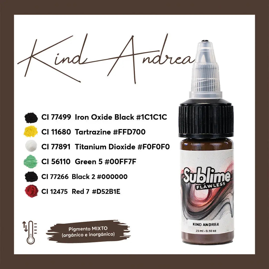 15-ml-Flasche mit sublime fehlerlosen Tattoo-Farben in Dunkelbraun, schwarzem geriffeltem Deckel und klarem Dropper tip für pmu-Pigmentierung