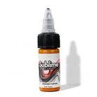 15-ml-Flasche sublime pmu Pigment Smashing Pumpkin Tattoo-Farben mit bernsteinfarbener Flüssigkeit, schwarzem Deckel und klarem tip
