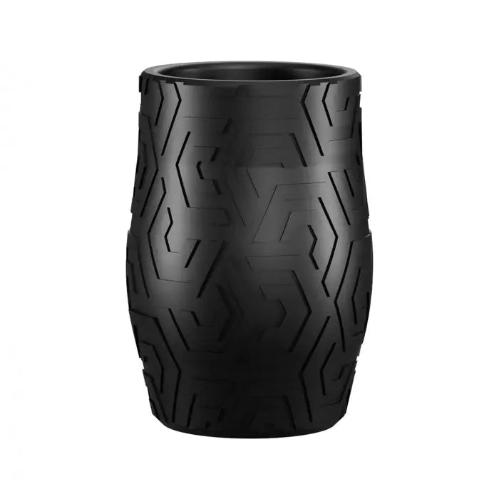 Black rubber disposable grip with geometric tread pattern for bishop tattoo pen sunskin 10pcs pack