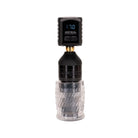 Black and transparent tattoo machine with digital display and critical connect brand on top for bishop wrath gel use