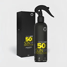 alt
Schwarze Sprühflasche mit gelbem tattoomed 50 Sonnenschutztext, tattoomed Sonnenschutz SPF50 Spray 150 ml