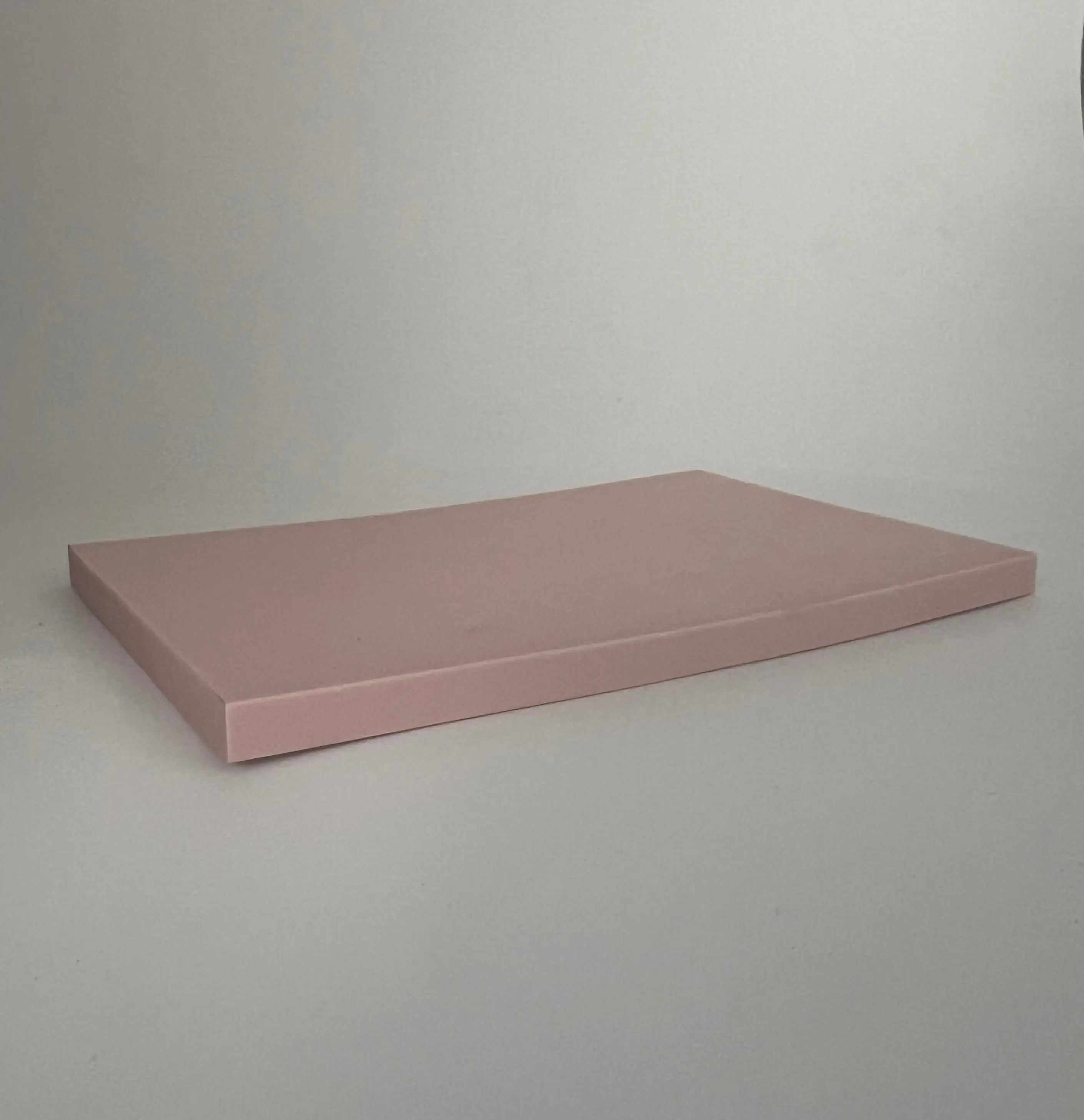 厚e synthetische Übungshautplatte aus solidem rosa Schaumstoff mit glatten Kanten, 10 x 15 cm für Tattoo-Übungen
