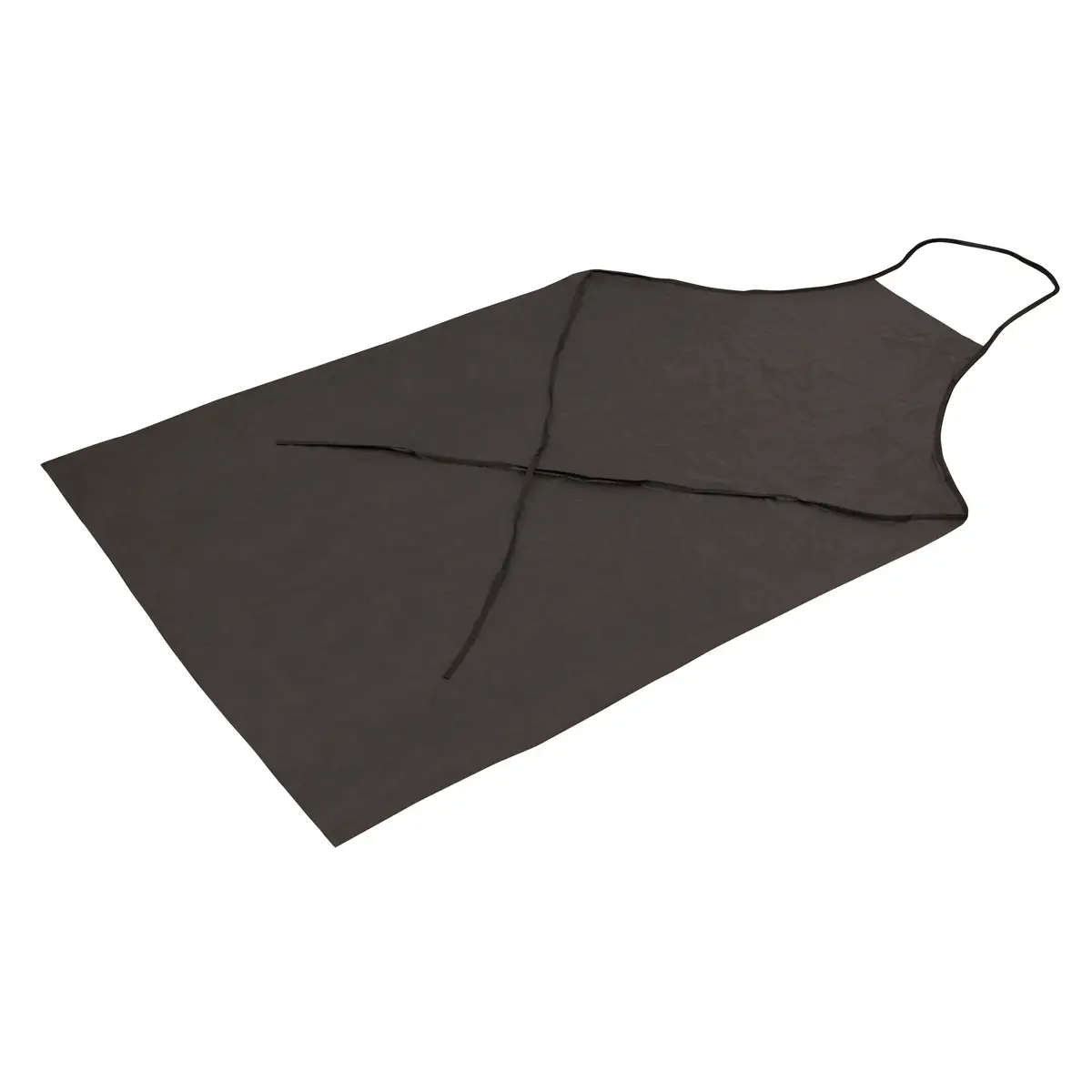 Unigloves black fabric apron with simple design and thin straps pack of 50 for versatile kitchen use