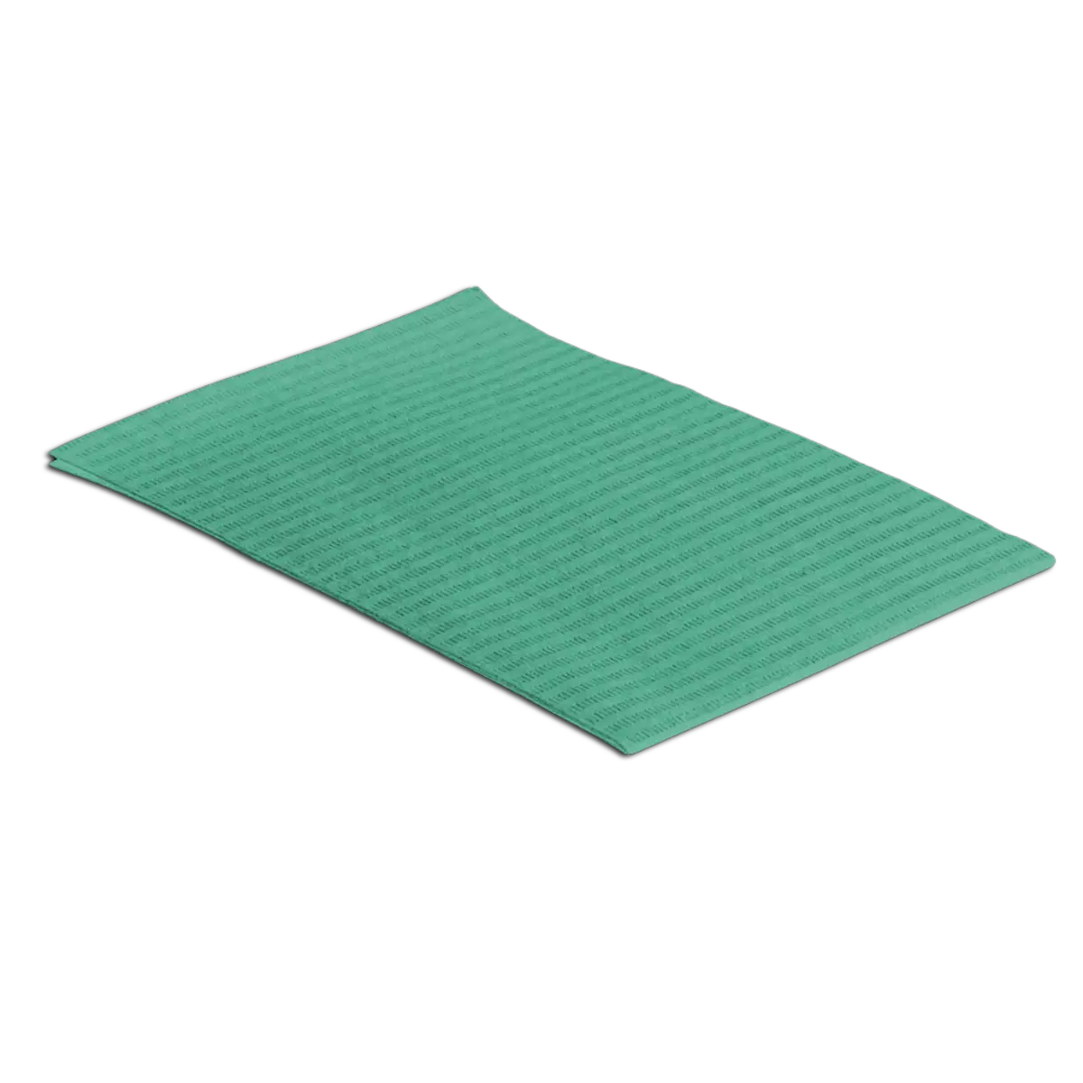 Unigloves disposable teal textured cleaning pad with subtle ribbed surface for hygienic mat and napkin use 50pcs