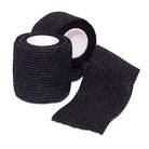 Black textured elastic grip wrap tape with woven fabric surface by unigloves 12pcs for secure handling