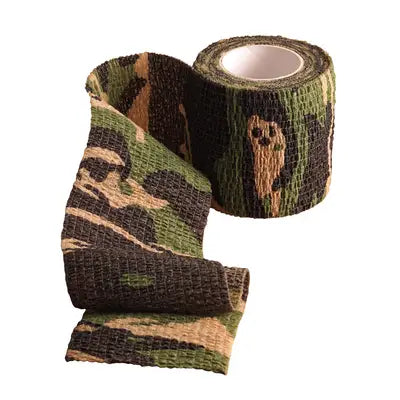 Unigloves grip wrap tape 12pcs camouflage pattern with textured woven fabric in green brown and black shades