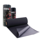 Black Unigloves hygienic mat roll with textured surface and printed product information on branded packaging