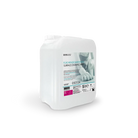 White plastic jug of ungloves alcohol-free surface disinfectant labeled with multilingual text and ce mark