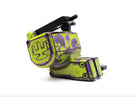 Lebhaft limettengrüne und violette VLAD BLAD Avenger 2 Pro Tätowiermaschine mit Totenkopf-Motiven von shpigel