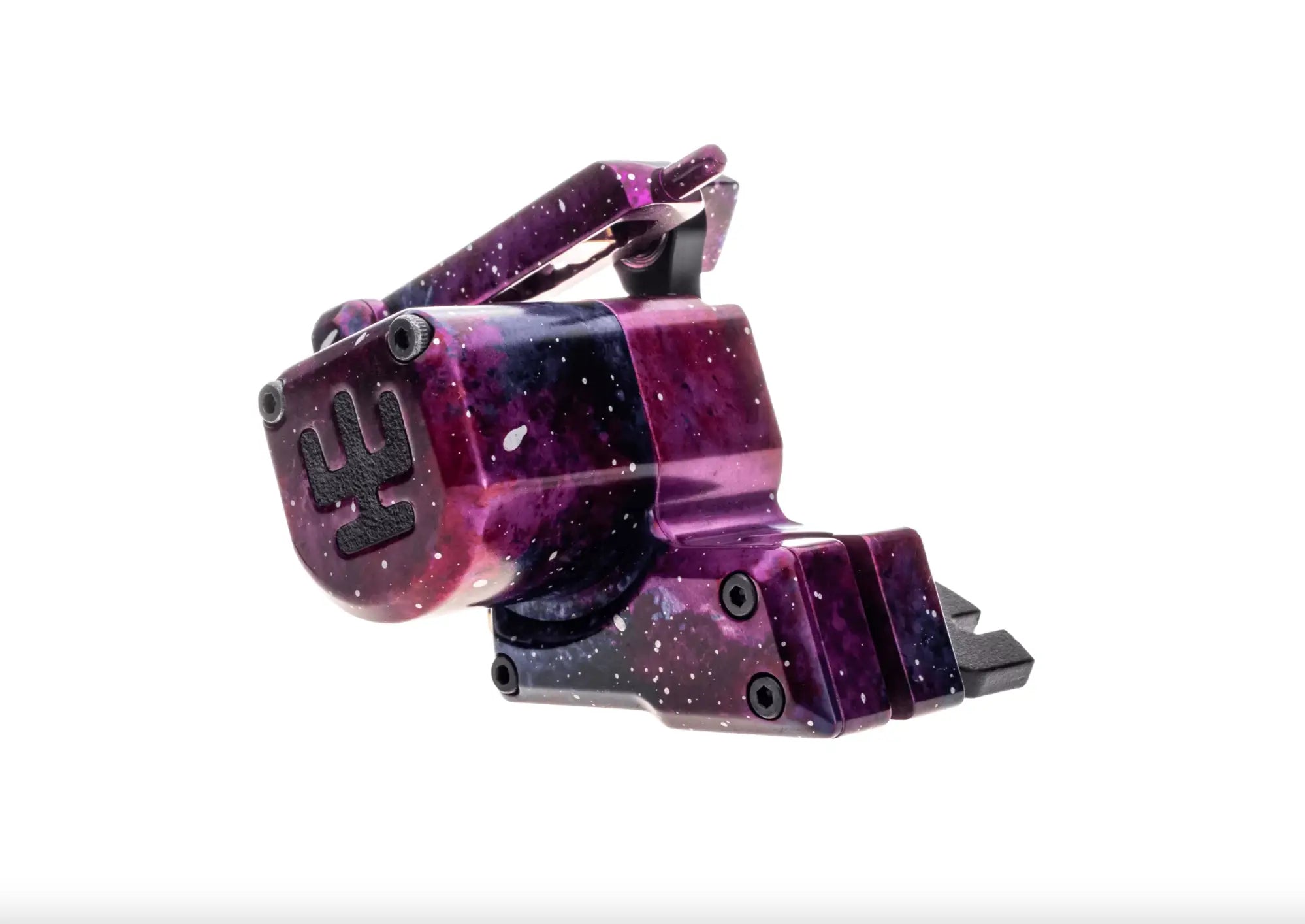 VLAD BLAD Avenger 2 Pro Space-Tattoo-Maschine mit lila Galaxie-Design, Metallic-Finish und schwarzen Akzenten