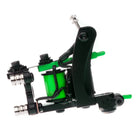 Schwarze und grüne Vlade Blad Coil-Tätowiermaschine mit schlankem, ergonomischem Design für präzises, dunkleres Packing und Air-Shading