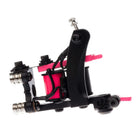 VLAD BLAD Coil-Tätowiermaschine in Schwarz und Pink mit metallischen Akzenten, für die Verwendung mit Blacker Packer Air entwickelt