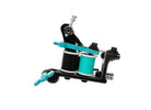 Vlad Blad Coil Blacker Packer Air-Tattoo-Maschine in Schwarz und Petrol mit metallischen Akzenten zum präzisen Packen von Farben