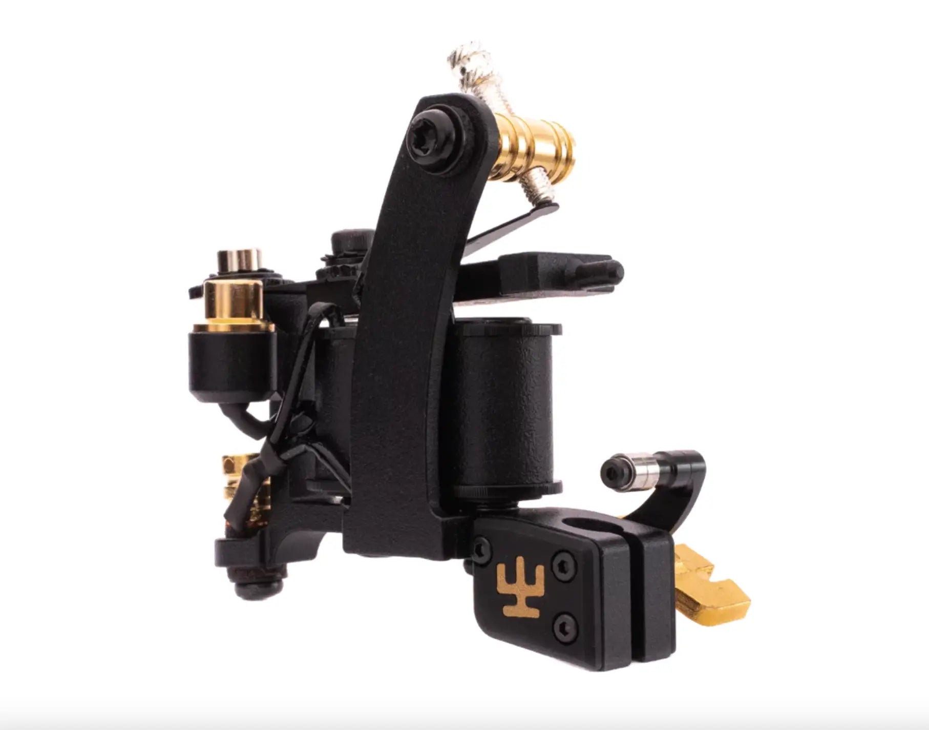 Schwarze und goldene VLAD BLAD Coil-Tätowiermaschine mit schlankem, ergonomischem Design für professionelles Packing und Lining