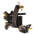 VlAD BLAD coil blacker packer pro Tätowiermaschine in Schwarz und Gold mit robustem industriellem Design, von hinten gezeigt