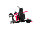 Black- und pinkfarbene VLAD BLAD Coil-Fineliner-Tätowiermaschine mit Chromakzenten für präzise Linienarbeiten