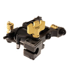 Schwarze und goldene VLAD BLAD Coil Infinite Liner Pro Tattoo-Maschine mit robuster Metallkonstruktion in alter Petroleum-Optik