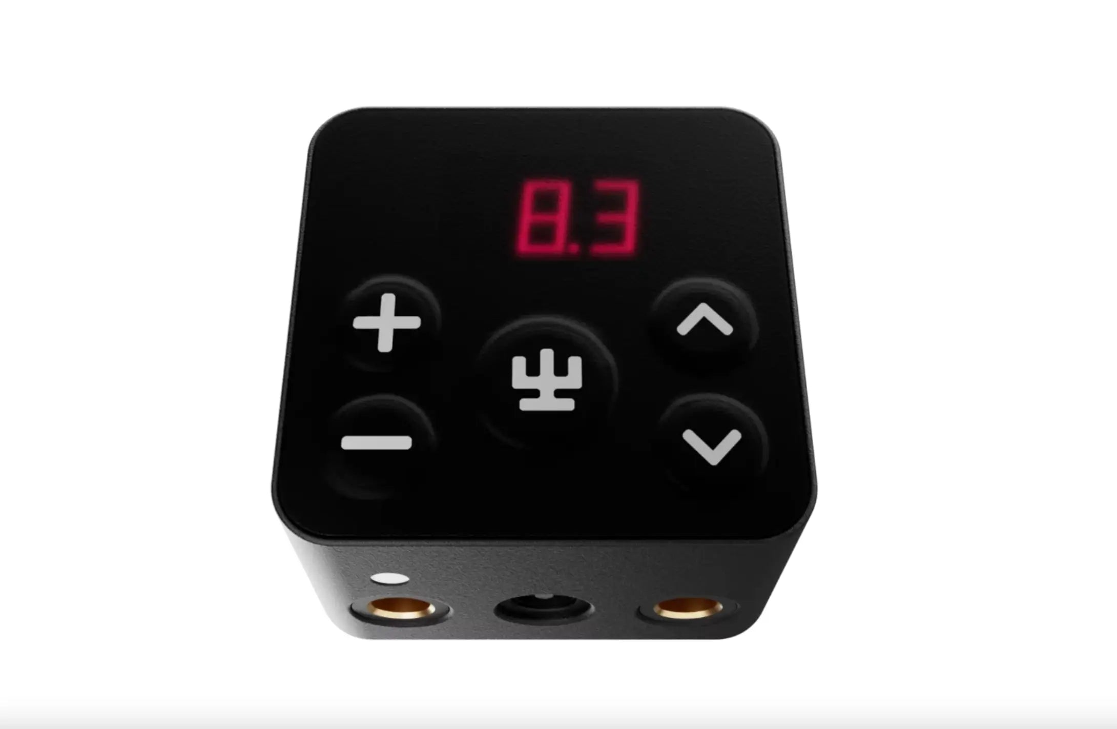 Vlad blad powerbox 5 pro black square tattoo machine controller with red digital display and white buttons
