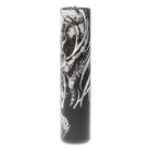 Schwarzer zylindrischer Vape-Pen mit filigraner weißer Tribal-Drachen-Grafik VLAD BLAD Ultron 4 von Chapta
