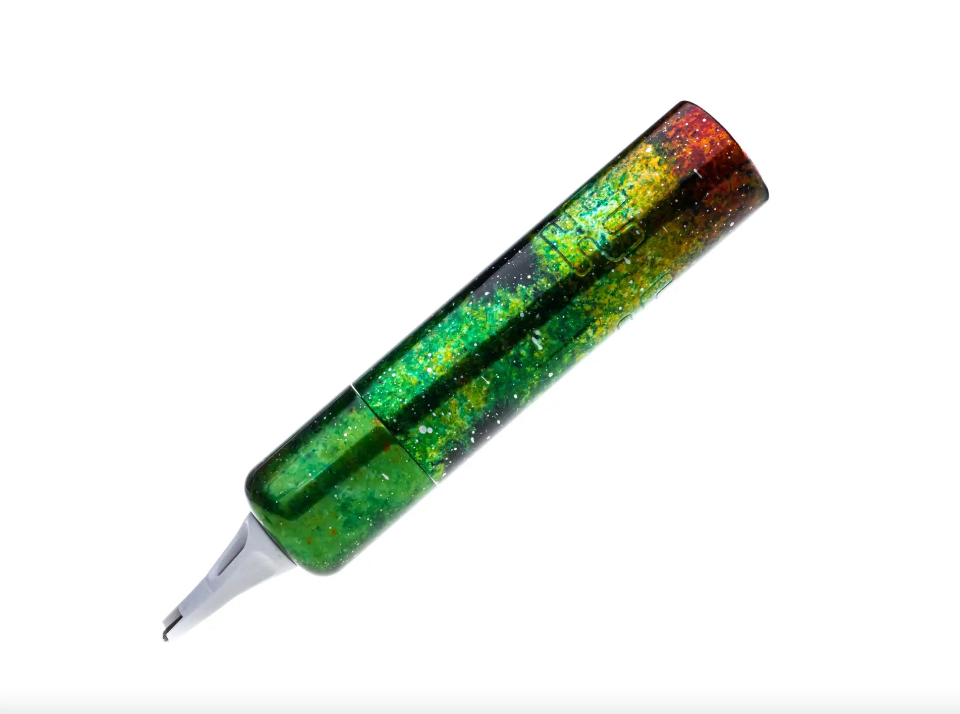 Vlad blad ultron 4 cosmic magic vibrant green and gold resin pen with sleek metallic tip for writing