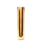 Ein elegantes zylindrisches goldfarbenes Lippenstift-tube mit polierter Metalloberfläche und geprägtem Logo von VLAD BLAD Ultron 4 Moneymaker