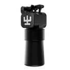 Black cylindrical camera mount vlad blad ultron 4 pro blackout with white stylized logo on top plate