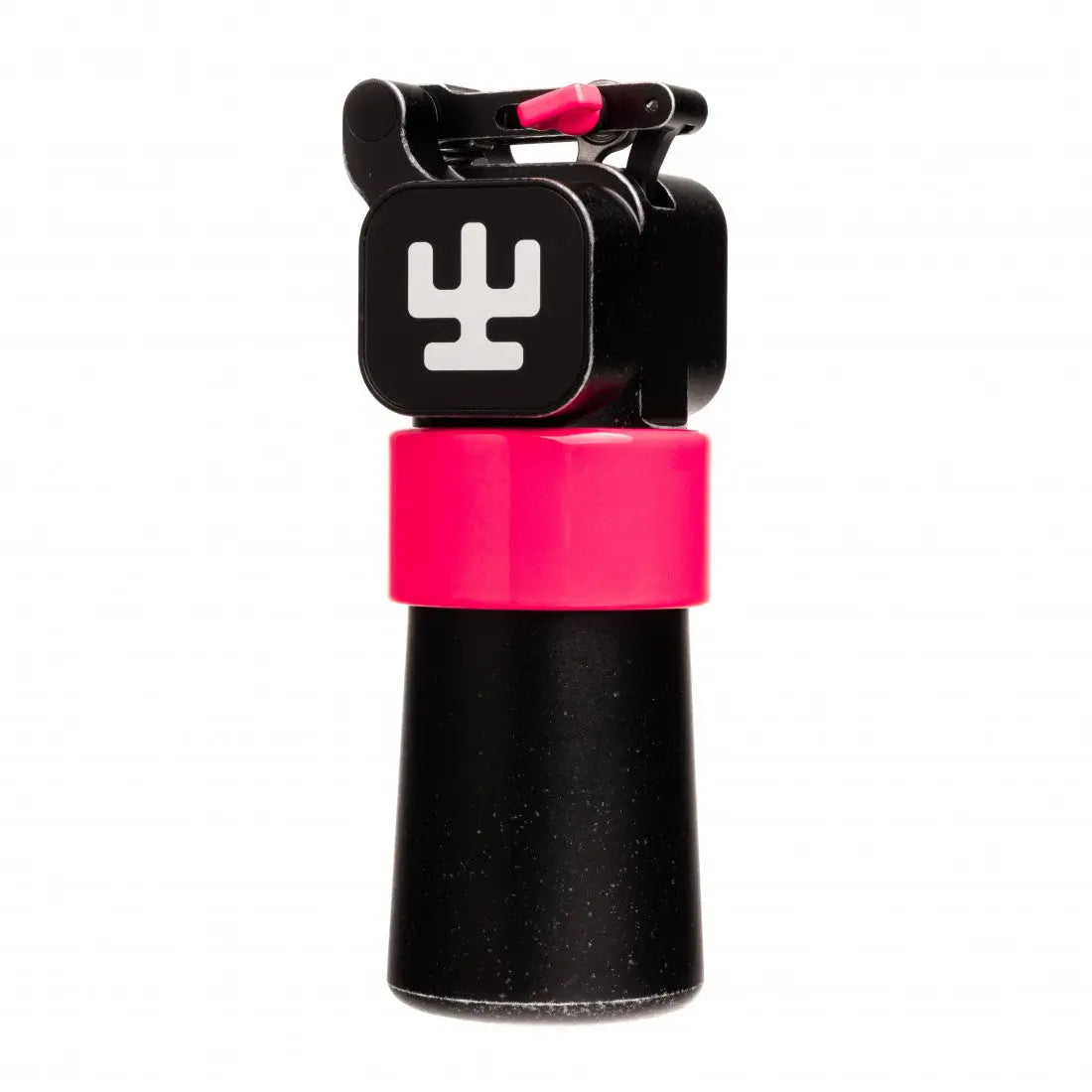 Schwarzer und neonpinker tragbarer Handyhalter mit weißem Logo oben aus der VLAD BLAD Ultron 4 Pro CSNP-Serie