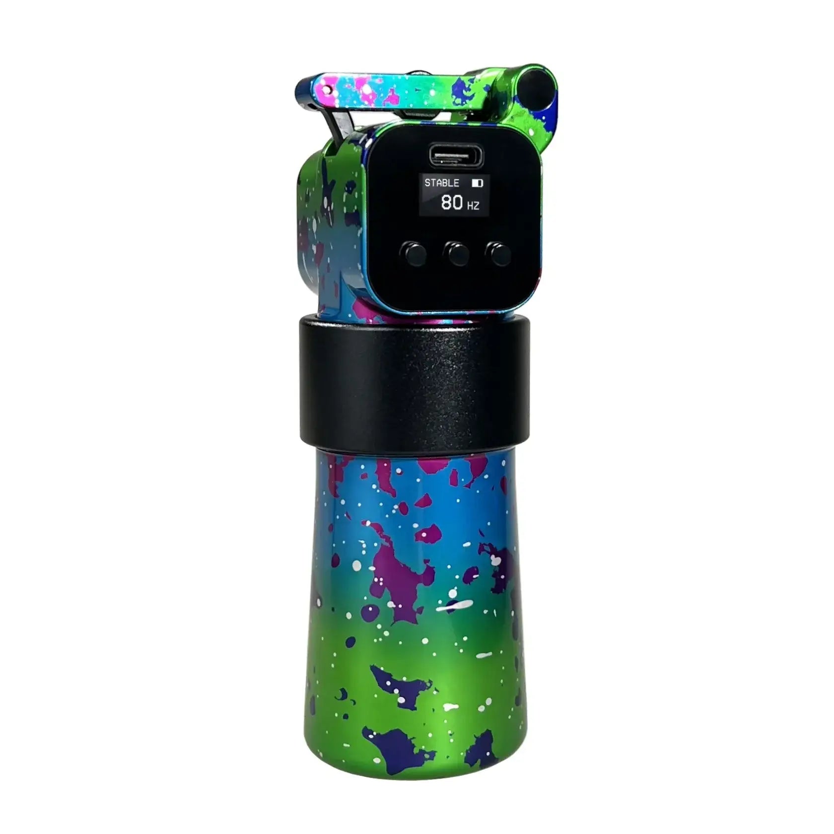 alt
Eine lebhaft spritzlackierte vlade blad ultron 4 pro toxic camo Wasserflasche mit schwarzem Griff und stabilem digitalem 80 Hz-Display