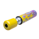 Vlad blad ultron 4 sergey shpigel flame yellow pink skateboard grip tape with vibrant yellow purple flames and metallic silver core