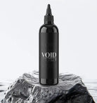 Schwarze Kunststoffflasche mit Void-Tattoo-Farben, Pigmentstruktur und schwarzer Tattoo-Farben für den professionellen Einsatz, 200 ml