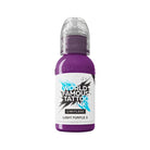 Ein elegantes, violett getöntes Fläschchen mit world famous limitless Tattoo-Farben in Hellviolett, 3. Shade, 30ml