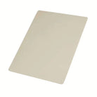 Beiger rechteckiger Kartenprotektor aus Kunststoff mit abgerundeten Ecken für x-side synthetische Übungshautfolie a5 21 x 14.8 cm